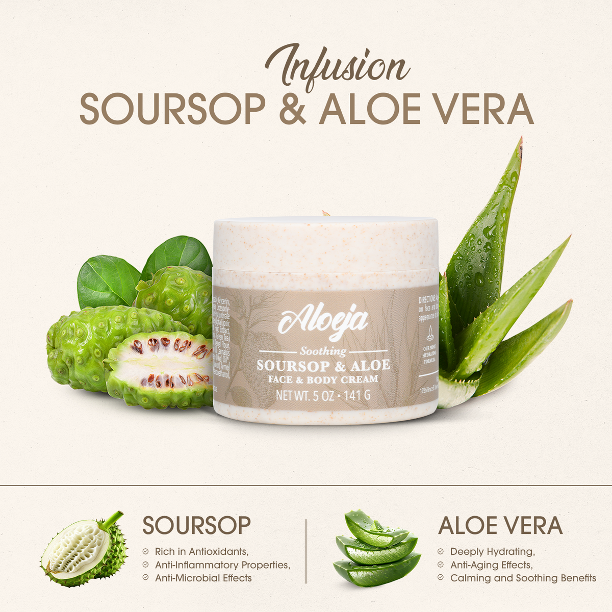 Soursop & Aloe Soothing Cream